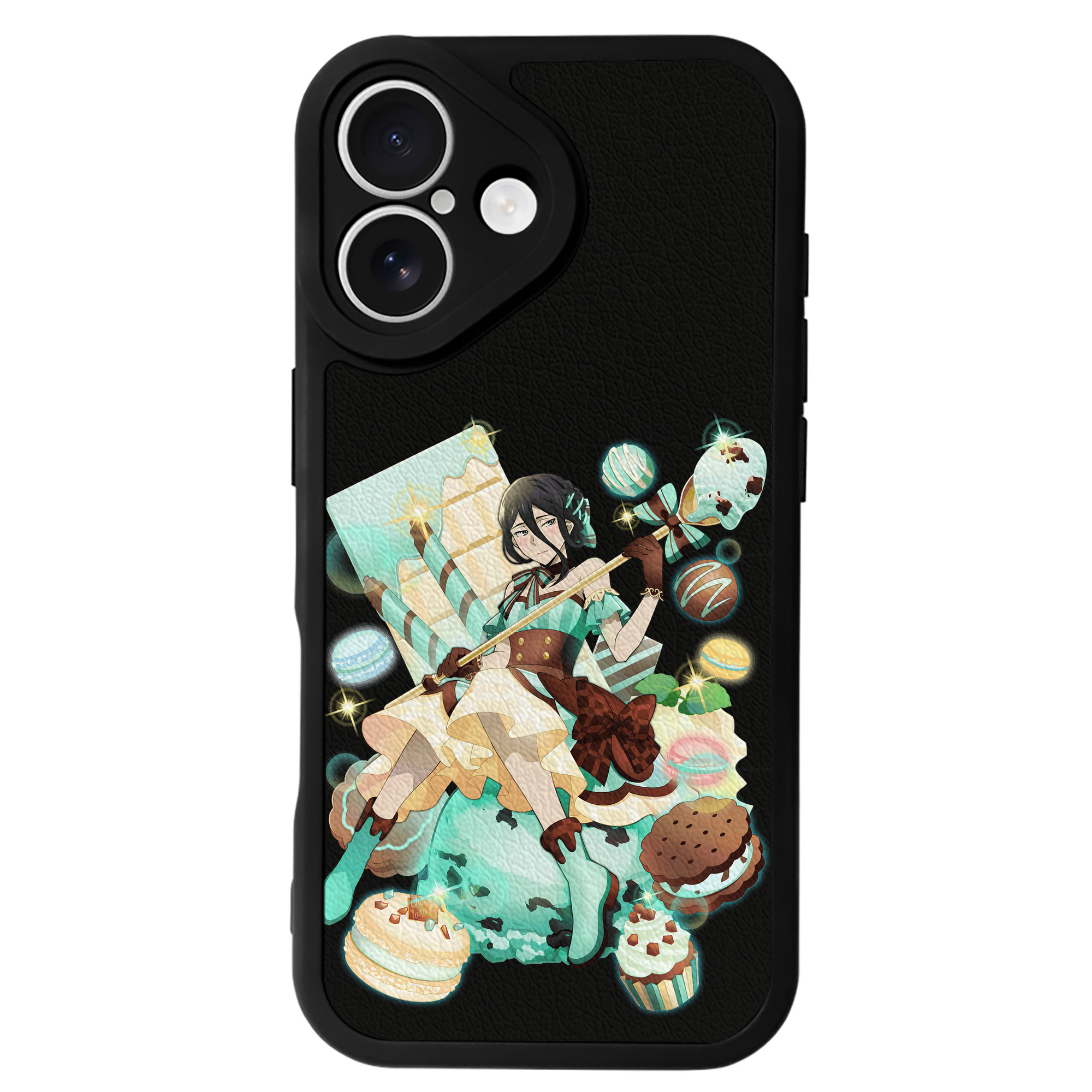 （画像用） 文豪ストレイドッグス Bungo Stray Dogs 【iPhone 16シリーズ対応】シリコンスマホケース（レザー調） 材質：シリコン